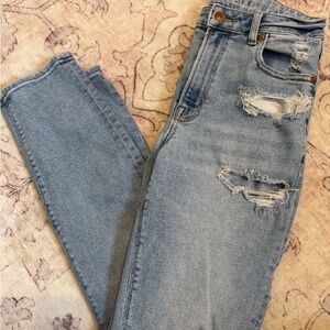 American Eagle Outfitters Light Blue Stretch Jeans